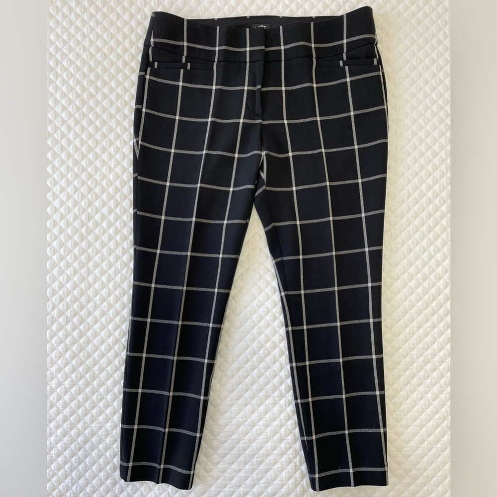 Ann Taylor Loft Dress Pants Women’s Marisa Skinny Black and Grey Size 12